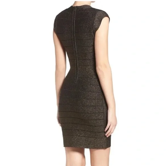 French Connection Danni Crepe Bandage Heath Dress - Picture 12 of 13